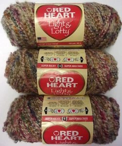 Red Heart Light & Lofty Yarn 4.5 oz Cape Code Multi, Same Dye Lot,Sold Per Skein - Picture 1 of 7