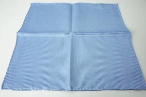 Isaia Lavanda Púrpura Rosa Polkadot Rayas 100% Seda Bolsillo Cuadrado Italia Nuevo - Imagen 1 de 5