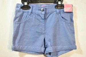 Pantalones Cortos Minoti Cintura Ajustable Puños Azul Talla 24 Meses Niña - Imagen 1 de 4