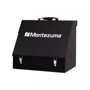 Caja de herramientas triangular portátil de mano de acero para enchufes llaves destornilladores - Imagen 1 de 15