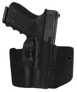 Glock - OWB Gun Holster - Optic Ready - Black Carbon Fiber - Picture 1 of 5