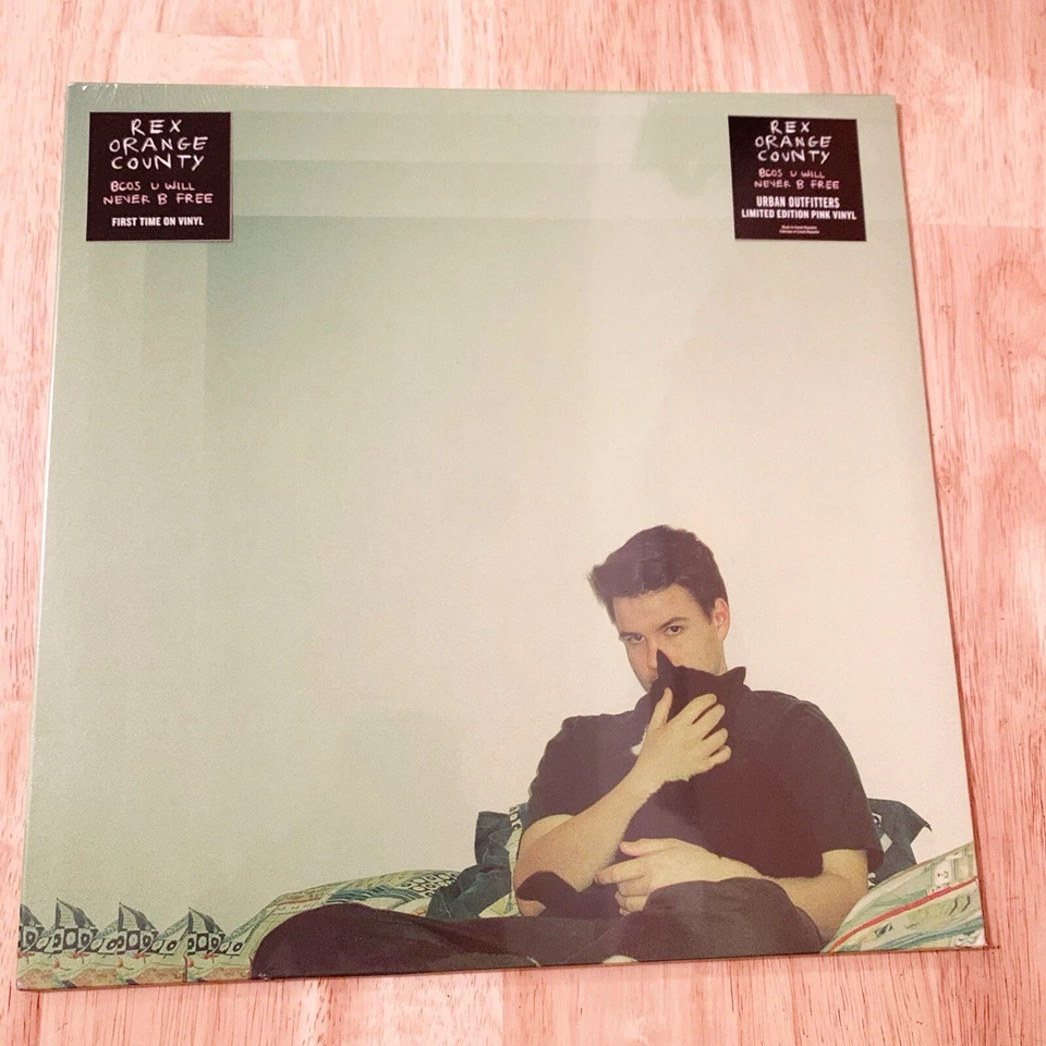 Rex Orange County - Bcos Because You U Will Never B Be Free Opaque Pink Vinyl LP Foto 1 de 4