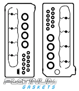 PLATINUM ROCKER COVER GASKET KIT FOR FORD FALCON BA BF FG BOSS 260 290 5.4L V8 - Bild 1 von 1