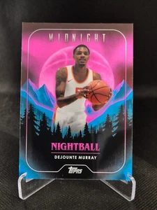 2023-24 Topps Midnight Basketball Nightball NB-1 Dejounte Murray - Bild 1 von 1