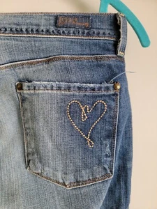 Citizens Of Humanity Jeans Womens Sz 27 Low Waist Straight Leg Stretch Ava #142 - Picture 1 of 10