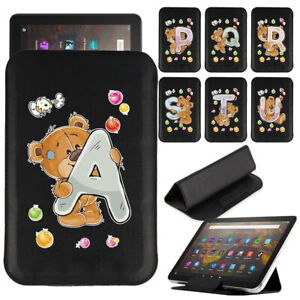 UK Bear Leather tablet Stand Sleeve Pouch Case Bag For Amazon Fire 7/HD 8/HD 10