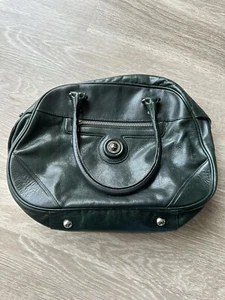 Bolso Bowling Balenciaga Cuero Hunter Verde Usado en Excelente Condición Color Raro - Imagen 1 de 13