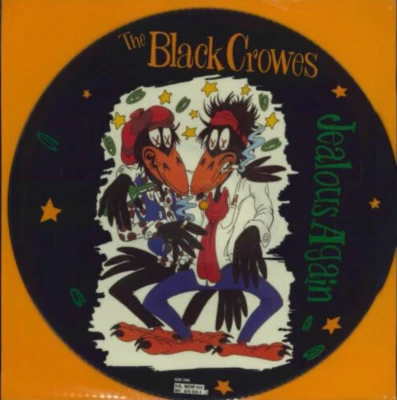 THE BLACK CROWES ~ Jealous Again ~1990 Limited Edition 3-trk 12" Picture Disc - Image 1 of 2