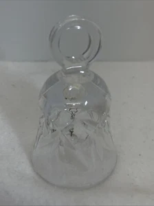 Small 3 3/8" Tall WATERFORD CRYSTAL BELL - Marked - Picture 1 of 6