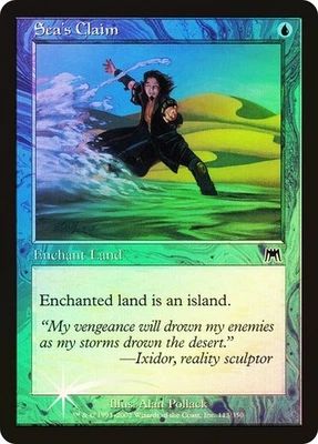 Onslaught   MTG  FOIL  Sea's Claim   Magic - Image 1 of 2