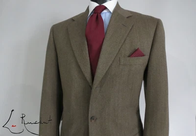 VTG Paul Stuart Union made USA Westgate heavy Thornproof tweed full suit 42 43 L - Image 1 of 4