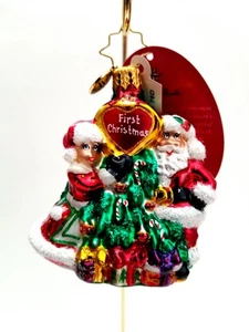 Christopher Radko - Das erste von vielen Weihnachtsjuwelen #1020650 Mr. & Mrs. Claus  - Bild 1 von 4