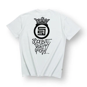 S Double Logo T-Shirt Small White - Picture 1 of 4