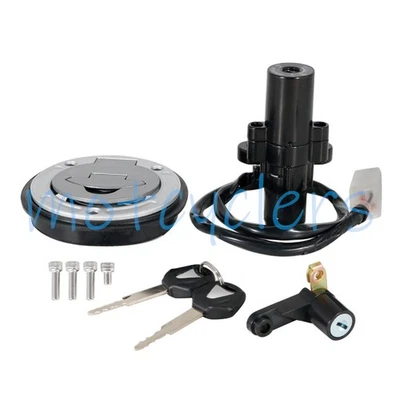 gnition Key Switch Lock Set For Yamaha YZF250-A YZF R25 ABS YZF320-A YZF R3 - Image 1 of 4