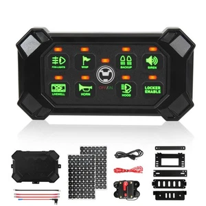 Panel Interruptor Aaiwa Inalámbrico P1S RGB 8 Velocidades, Barra de Luz LED Control Remoto - Imagen 1 de 15