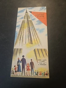 Vintage 1950 Tourism Brochure Observatory Empire State Building NYC, NY - Picture 1 of 5