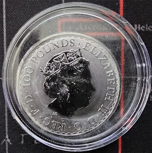 1 Oz. 100 British (UK) Pounds 2022 Brittania 999.5 Platinum Coin, Uncirculated - Picture 1 of 2