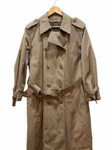 London Fog Maincoat Damen 16P Zweireiher Gürtel Reißverschluss Futter Schulterklappen - Bild 1 von 12