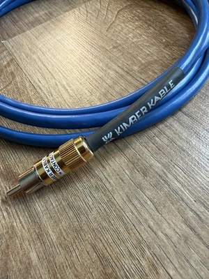 Kimber Kable / Russ Andrews KC1 Subwoofer Cable 1.8m Electroplate Connectors 🔥 - Image 1 of 4