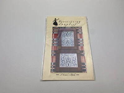 Samplery Heartstring A Weaver’s Shuttle patrón de punto de cruz contado 6P Foto 1 de 3