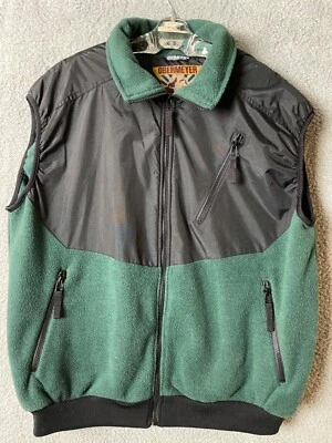 Chaleco Obermeyer Para Hombres XL Nevada Negro Verde Vellón Cremallera Separadora Ropa de Esquí Foto 1 de 4