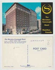 Hamilton Ontario Postcard Sheraton Connaught Hotel Unused Chrome - Bild 1 von 3