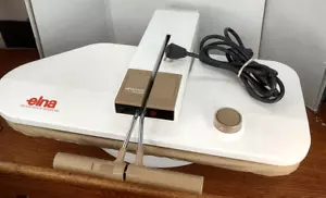 Elna Precision Standard verstellbare Kleiderpresse Bügeleisen mit Stecker/vollständig getestet funktioniert - Bild 1 von 10