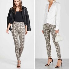 Good American Good Legs Snake-Print High Rise Kardashian Jeans Women's Size 2