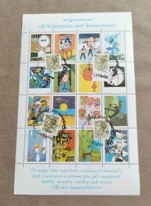 Italia 1977 Foglietto Erinnofilo XIX Giornata del Francobollo Con Annullo FDC - Imagen 1 de 7