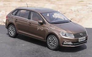 1/18 Scale For VW Gran Santana 2015 Brown Diecast Car Toy Gift Collection - Picture 1 of 7