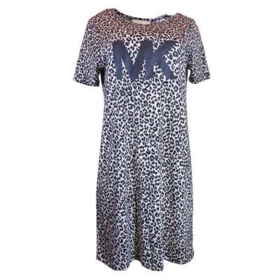 Michael Kors  MK Logo Crew Neck T-Shirt Dress, Size-M - Image 1 of 3