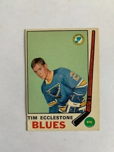 1969-70 O-Pee-Chee #179 Tim Ecclestone - St. Louis Blues (inv.3) - Picture 1 of 2