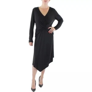 Lauren Ralph Lauren Cocktail Party Dress, Black, Size 8 - Picture 1 of 11