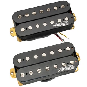 Wilkinson M WOH Black Classical Open Humbucker Pickups Set For 7 String Guitar - Picture 1 of 6