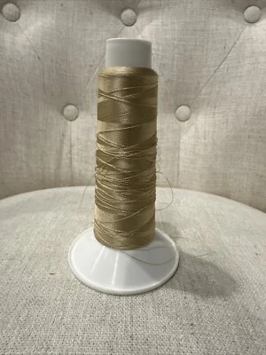 Coats Embroidery Thread Trilobal Polyester 5000m/5500yds Spool Tex27 Beige Sylko - Image 1 of 2