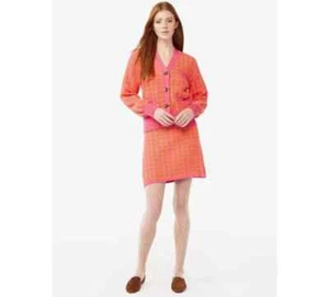 Mini gonna maglione donna tweed rosa caldo assemblaggio gratuito ~ taglia: XXL ~ nuova con etichette - Foto 1 di 7
