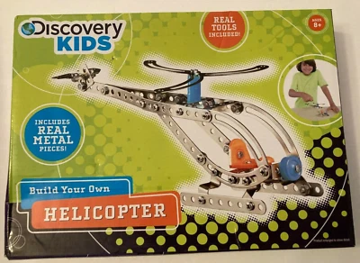 Discovery Kids Build Your Own Helicopter 101 Model Pieces Ages 8+ NEW - Image 1 of 4