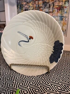 Antiguo plato de porcelana Celadon antiguo - hecho en Japón - Imagen 1 de 7