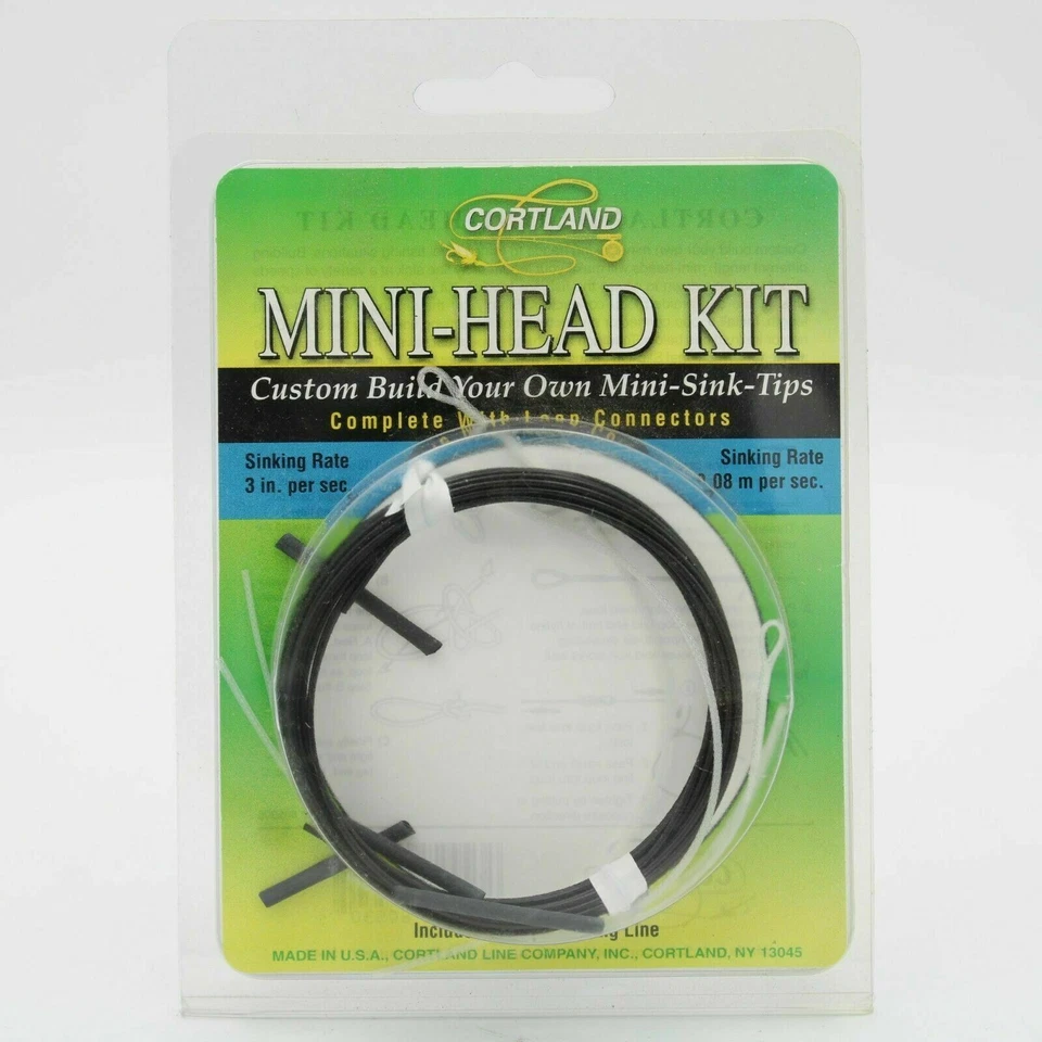 Kit de mini cabeza Cortland para pesca con mosca personalizada mini puntas de fregadero aparejo Foto 1 de 1