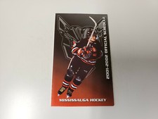 RS20 Mississauga IceDogs 2001/02 Minor Hockey Pocket Schedule - Harbour Printing