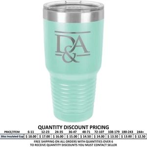 Personalisierte Aqua Vakuum Isoliert Becher Individuelles Design Gravur Geschenke Becher Tasse - Bild 1 von 10