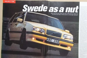 Original 1994 Autocar mag extracted Driving Report: VOLVO T-5R replaces T5 - Imagen 1 de 2