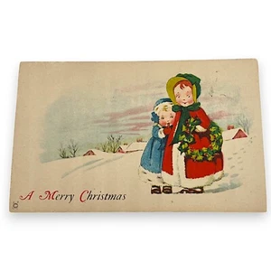 Vintage Weihnachts Postkarte #31 Kinder J.P. N.Y. Postkarte - Bild 1 von 2