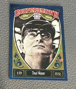 2013 PANINI COOPERSTOWN BLUE CRYSTAL #27 PAUL WANER  010/499 - Picture 1 of 2