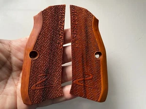 Empuñaduras finas de madera dura de nuevo estilo para sombra de circonita 2 varillas grabadas artesanías hechas a mano - Imagen 1 de 4