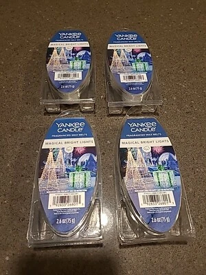 四 (4) 全新 YANKEE 蜡烛魔法灯蜡熔 2.6 盎司 每件 — 第 1/2 张图片