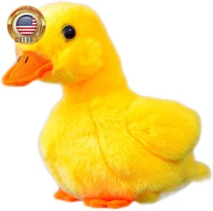 Yellow Chick Stuffed Animal Chicken White 5 Inches, 12Cm, Plush Toy, Duck Soft T - Picture 1 of 7