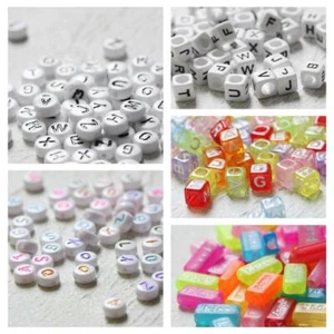 100 Pieces Mixed Plastic Letter Spacer (CW-G237) - Picture 1 of 9