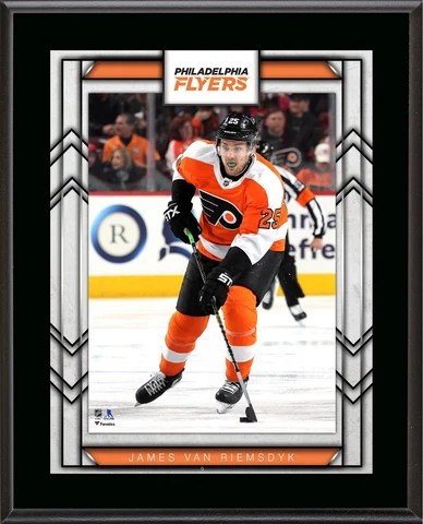 James van Riemsdyk Philadelphia Flyers 10.5" x 13" Player Plaque Cover