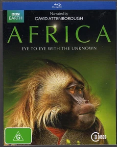Africa: Eye To Eye With The Unknown BBC 3 disc Blu Ray set David Attenborough - Picture 1 of 13